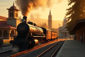 The Iron Spine of Palo Alto: A Comprehensive History of the Railroad That Shaped a City